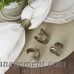 Beachcrest Home Silian Bronze Napkin Rings BCMH4009